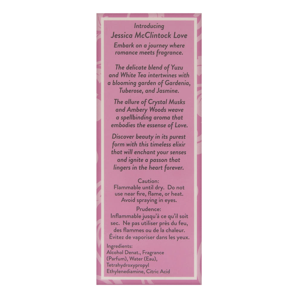 Jessica McClintock Love by Jessica McClintock for Women 3.4 oz Eau de Parfum Spray