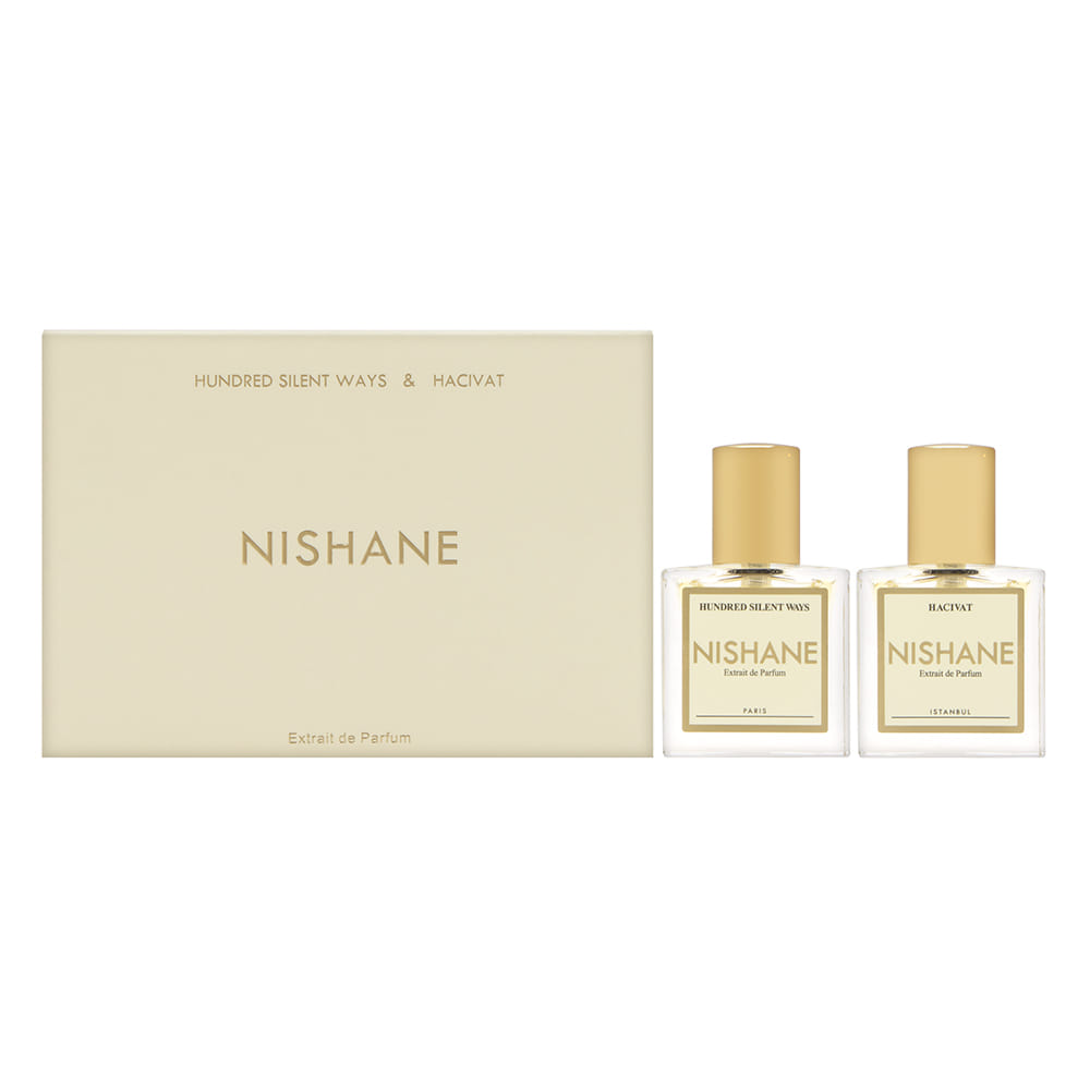 Hundred Silent Ways & Hacivat by Nishane 2 x 0.51 oz Extrait de Parfume