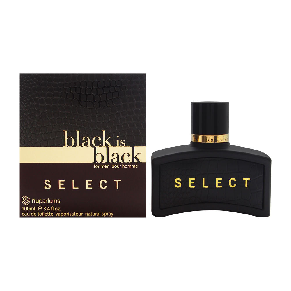 Black is Black Select Pour Homme 3.4 oz Eau de Toilette Spray
