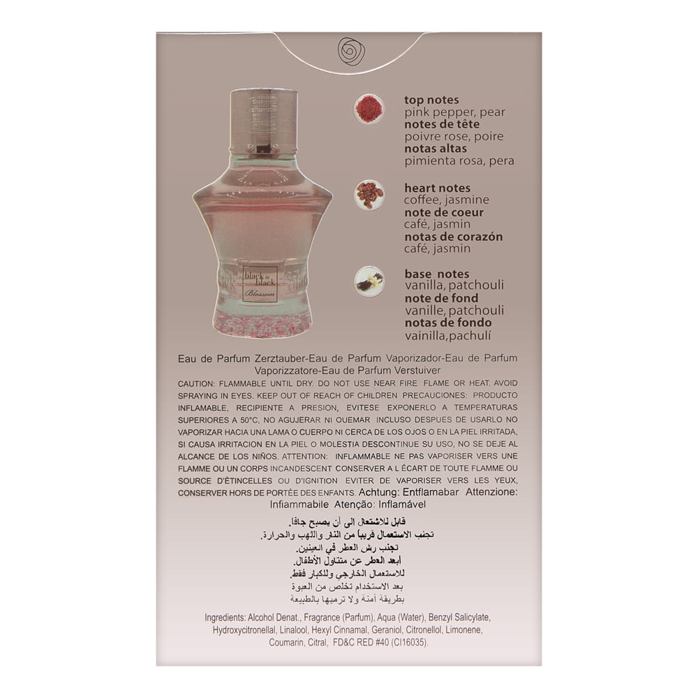 Black is Black Blossom by Nuparfums for Women 3.4 oz Eau de Parfum Spray