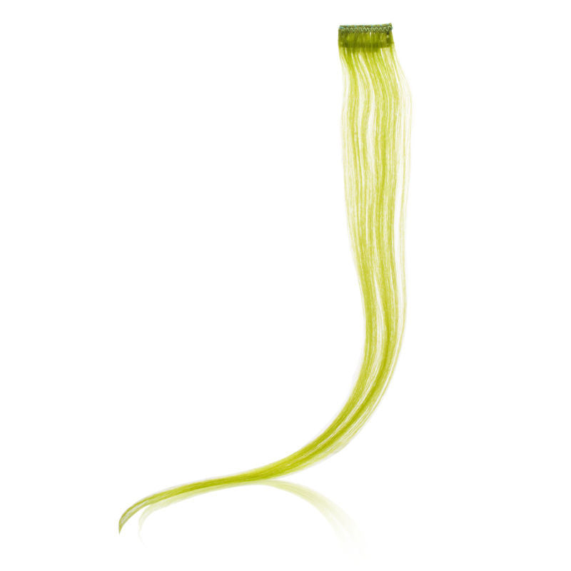 Hair 'n Flair Capelli di' Coloro 100% Human Hair Colored Extensions - 18" Lime Green