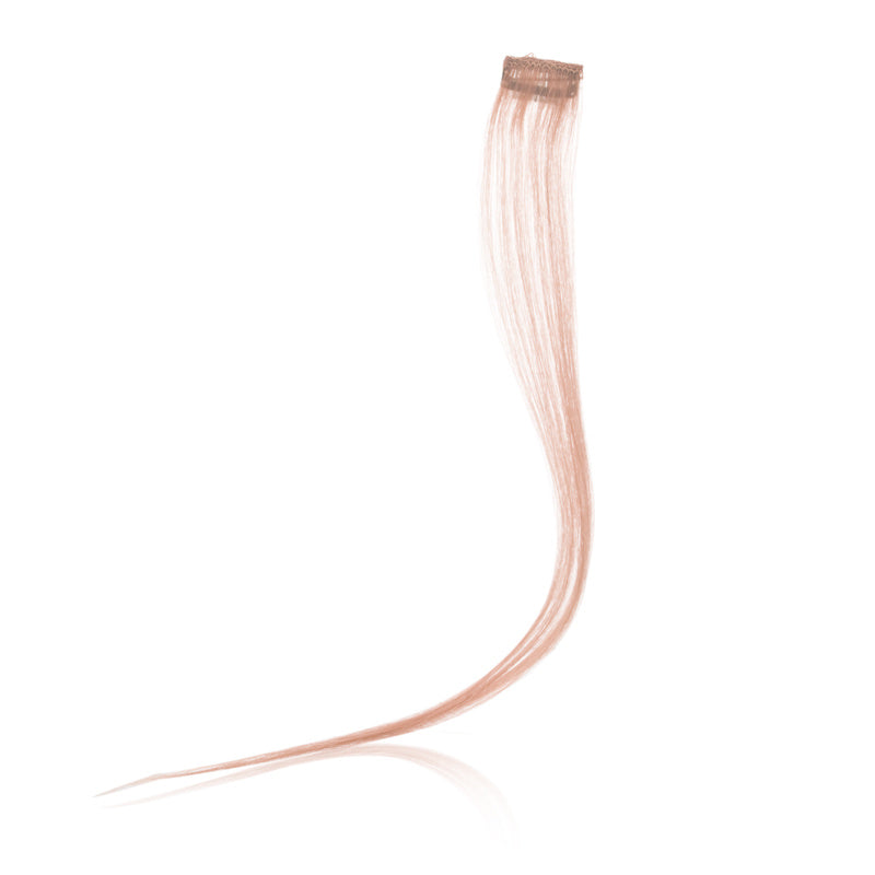 Hair 'n Flair Capelli di' Coloro 100% Human Hair Colored Extensions - 18" Pink Champagne