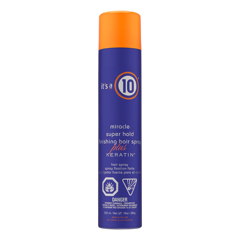 It's a 10 Miracle Super Hold Finishing Hair Spray Plus Keratin 333ml/10oz