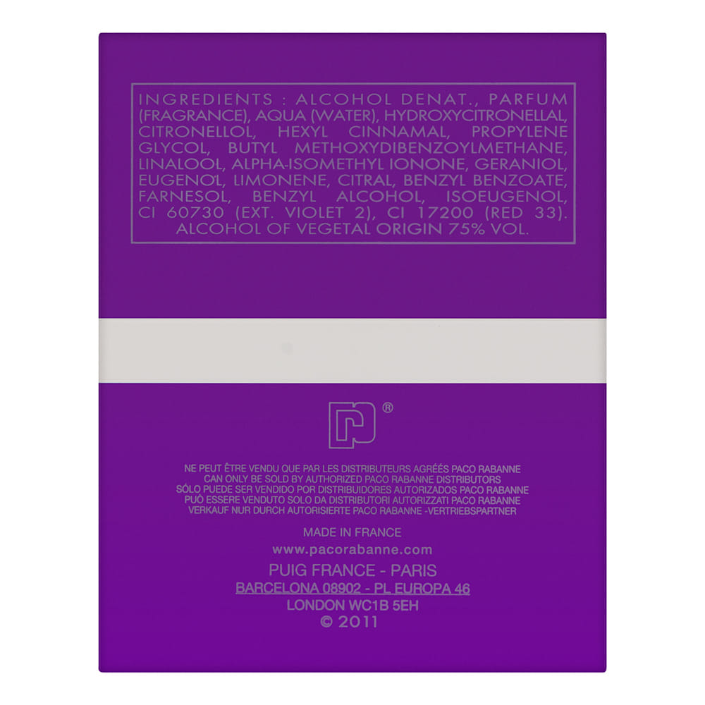 Ultraviolet by Paco Rabanne for Women 2.7 oz Eau de Parfum Spray